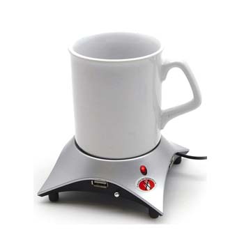 A mug and USB powered warmer - a rather unique gift